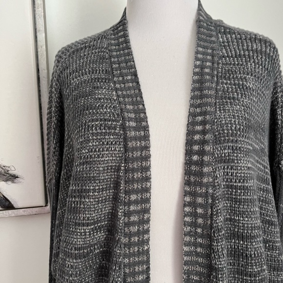 NWT Knox Rose Dark Green Marled Open Front Cardigan Size XXL - Picture 4 of 13